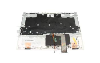 SN21F22182 original Lenovo keyboard incl. topcase DE (german) white/white with backlight