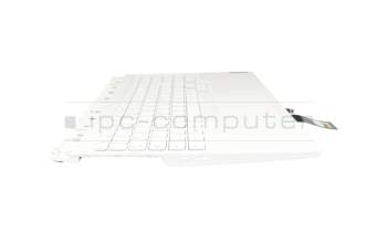 SN21F22182 original Lenovo keyboard incl. topcase DE (german) white/white with backlight