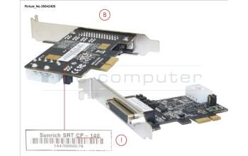Fujitsu DUAL SERIAL CARD PCIE for Fujitsu Esprimo D538