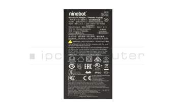 Segway Ninebot KickScooter F30D original AC-adapter 70.0 Watt rounded