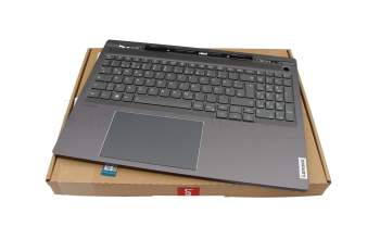 T087L1 Keyboard incl. topcase DE (german) grey/grey with backlight