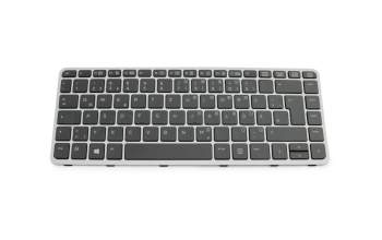 T104G1 Keyboard DE (german) black/silver matt with backlight