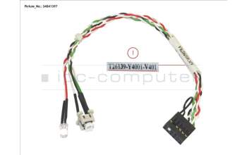 Fujitsu T26139-Y4001-V401 CABLE ON/OFF SWITCH