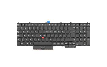 TDEP51 Keyboard DE (german) black/black matte with mouse-stick