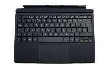 TDT303 Keyboard incl. topcase DE (german) black/black with backlight