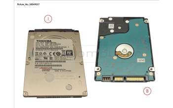 Fujitsu TOS:MQ01ABF050-6G-AF HDD 500GB SATA S3 5.4K 2.5\' 4K-AF(7MM)