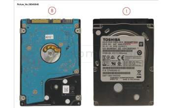 Fujitsu SSHD 500GB 2.5 8GB S3/TOS 4K-AF (7MM) for Fujitsu Esprimo A525-L