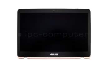 Touch-Display Unit 13.3 Inch (QHD+ 3200 x 1800) gold / rose original (glossy) suitable for Asus ZenBook Flip UX360UAK