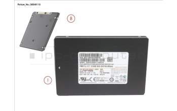 Fujitsu SSD S3 512GB 2.5 SATA (7MM) (OPAL) for Fujitsu Esprimo Q957