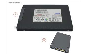 Fujitsu SSD S3 128GB 2.5 SATA (7MM) for Fujitsu Esprimo A525-L