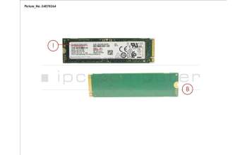 Fujitsu SSD PCIE M.2 2280 1TB PM981A (SED) for Fujitsu Esprimo G5010