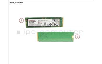 Fujitsu SSD PCIE M.2 2280 256GB PM981A (SED) for Fujitsu Esprimo G9010