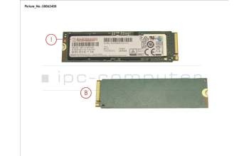 Fujitsu SSD PCIE M.2 2280 2TB for Fujitsu Celsius M7010X