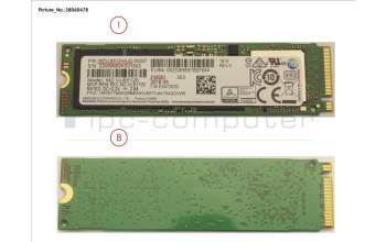 Fujitsu SSD PCIE M.2 2280 512GB PM981 (OPAL) for Fujitsu Esprimo P5010