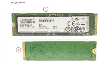 Fujitsu SSD PCIE M.2 2280 512GB PM981A for Fujitsu Esprimo G9010