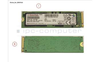 Fujitsu SSD PCIE M.2 2280 128GB for Fujitsu Esprimo Q957