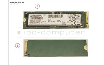 Fujitsu SSD PCIE M.2 2280 256GB for Fujitsu Celsius M7010