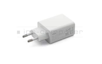 USB AC-adapter 18 Watt EU wallplug white original for Asus Fonepad Note 6 (ME560CG)