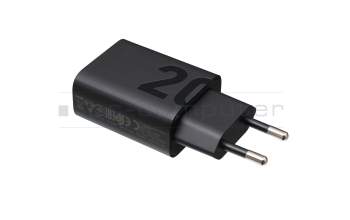 USB AC-adapter 20.0 Watt EU wallplug original for Lenovo Duet Chromebook CT-X636F (ZA6F)