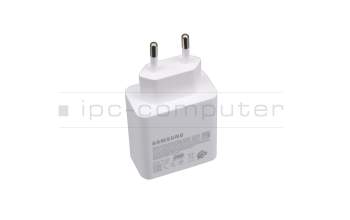USB-C AC-adapter 65.0 Watt EU wallplug white original for Samsung Galaxy Book 15 (NP750XDA)