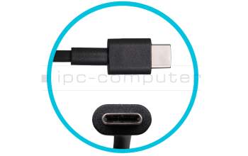 USB-C AC-adapter 65.0 Watt original for Dell Inspiron 13 (7370)