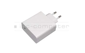 USB-C AC-adapter 65 Watt EU wallplug white original for Huawei MateBook 13 2019/2020