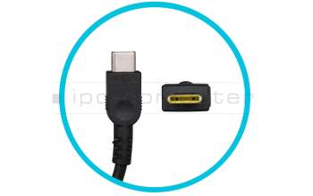 USB-C AC-adapter 65 Watt rounded original for Lenovo IdeaPad 320S-15AST (80YB)