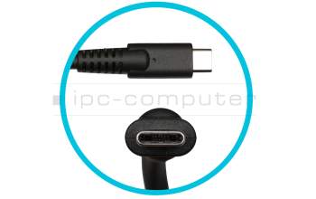 USB-C AC-adapter 90.0 Watt rounded original for MSI Prestige 14 Evo B12M/B13M (MS-14F1)