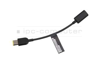 USB-C data / charging cable black original 0,18m suitable for Lenovo ThinkPad X1 Carbon 3rd Gen (20BS/20BT)