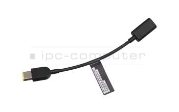 USB-C data / charging cable black original 0,18m suitable for Lenovo ThinkPad X1 Carbon G10 (21CB)