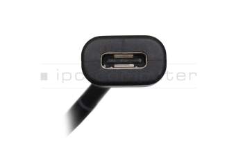USB-C data / charging cable black original 0,18m suitable for Lenovo ThinkPad X1 Carbon G10 (21CB)