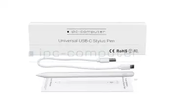 Universal pen white (USB-C) suitable for Fujitsu Stylistic Q738