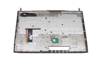 V153062AK1BE original Sunrex keyboard incl. topcase BE (belgian) black/black/silver with backlight