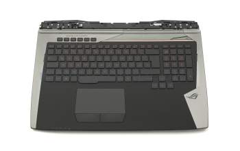 V153162AK1 original Sunrex keyboard incl. topcase DE (german) black/black with backlight