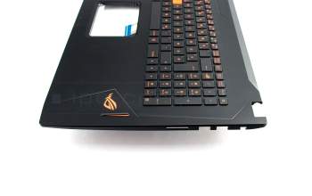 V156230AK1 original Sunrex keyboard incl. topcase DE (german) black/black with backlight
