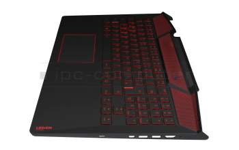 V160420DK1-GR original Sunrex keyboard incl. topcase DE (german) black/black with backlight