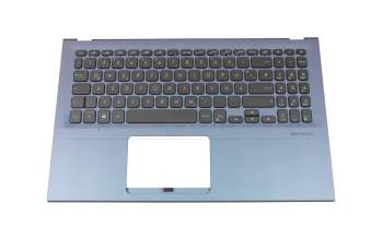 V182562BE1 original Sunrex keyboard incl. topcase DE (german) black/blue