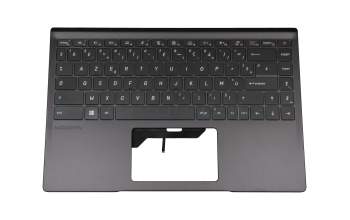 V194222EK1 original Sunrex keyboard incl. topcase FR (french) black/black with backlight