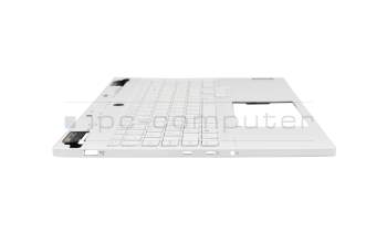 V223620FS2-US original Sunrex keyboard incl. topcase US (english) white/white with backlight