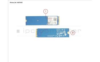 Fujitsu SSD PCIE M.2 2280 128GB SN520 for Fujitsu Esprimo P5010