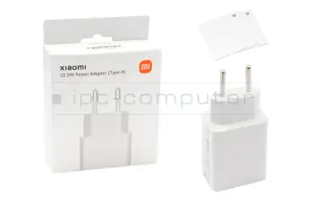 Xiaomi Redmi Note 8T original USB AC-adapter 22.5 Watt EU Wallplug white (Charging Combo Type A) (Cable not included)