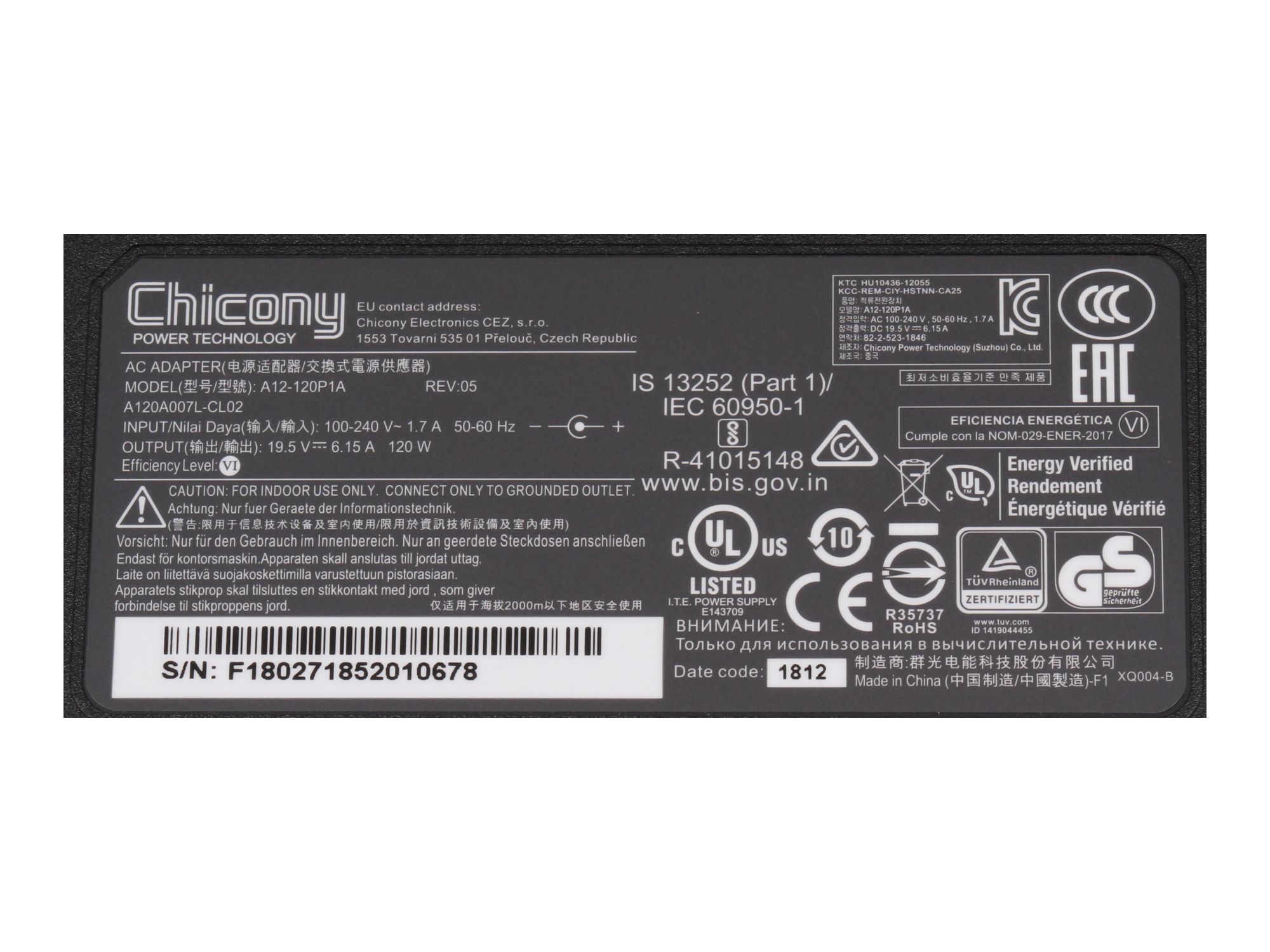 Informationen zur Produktsicherheit