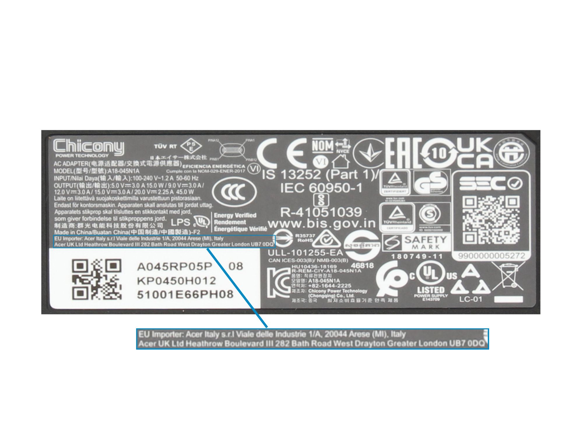 Informationen zur Produktsicherheit