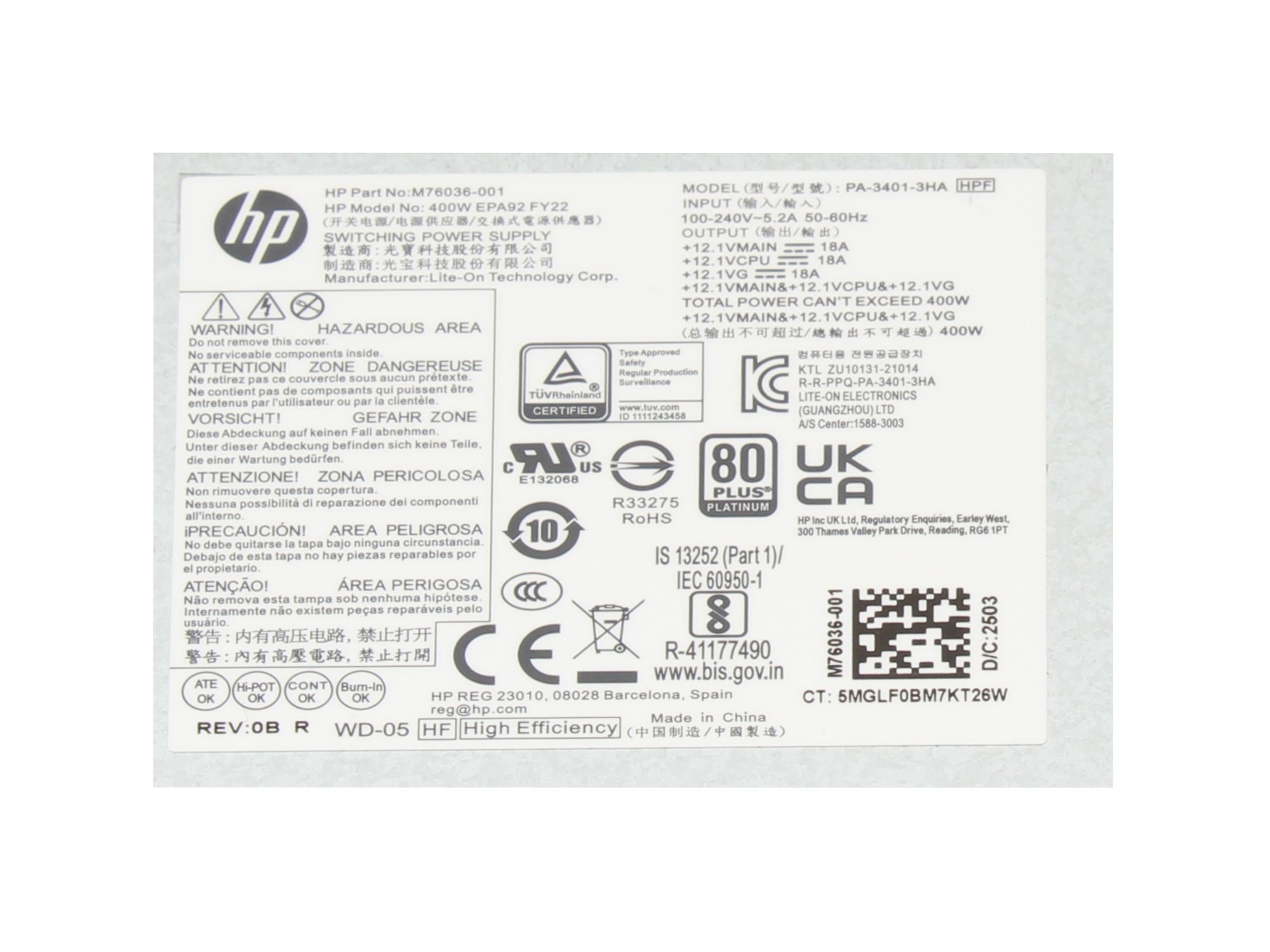 Informationen zur Produktsicherheit