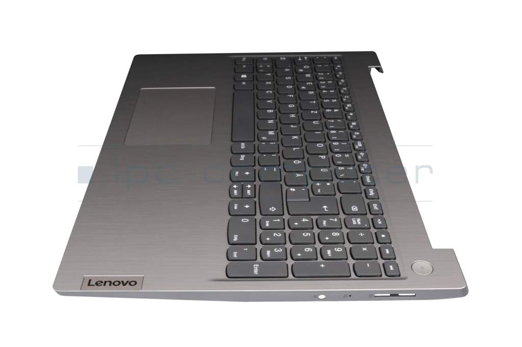 5CB0X57489 original Lenovo keyboard incl. topcase DE (german) grey