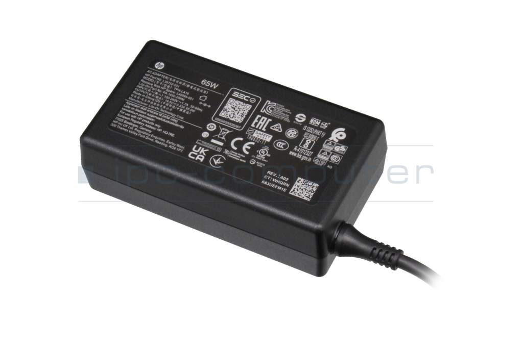 NEW Genuine HP 741346-001 65W 19.5V AC Power Adapter w/ Cord 