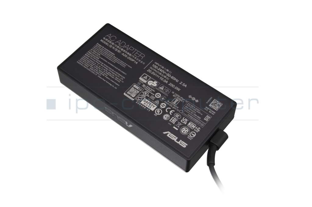 AC-adapter 200 Watt original for Asus ZenBook Pro 16X UX7602ZM 