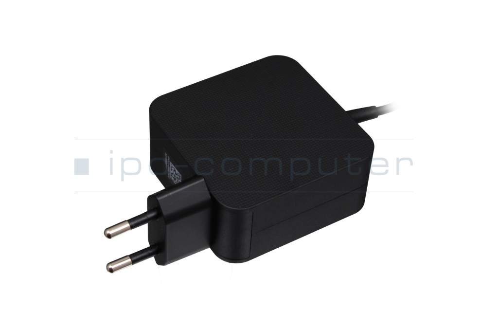 AC-adapter 65 Watt EU wallplug normal original for Asus ZenBook 13 UX333FLC