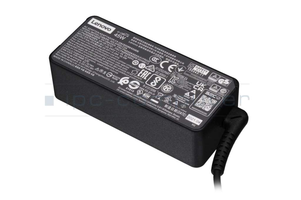 LOT Of 10 Genuine Lenovo 45W AC Power Adapters - Square Tip - For ThinkPad, IdeaPad, Yoga