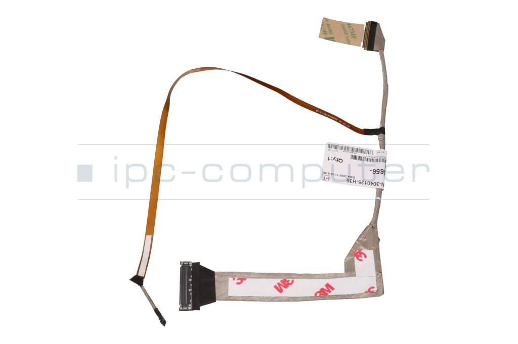Display cable LED eDP 40-Pin suitable for MSI GE75 Raider 10SE (MS-17E9)